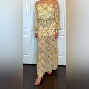 Vici Off the Shoulder Smocked Sun Dress